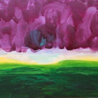 landscape acrylic on canvas 130x97cm