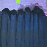 acrylic on canva ,53x45.50cm