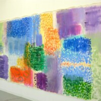 acrylic on cotton 300x165cm,
